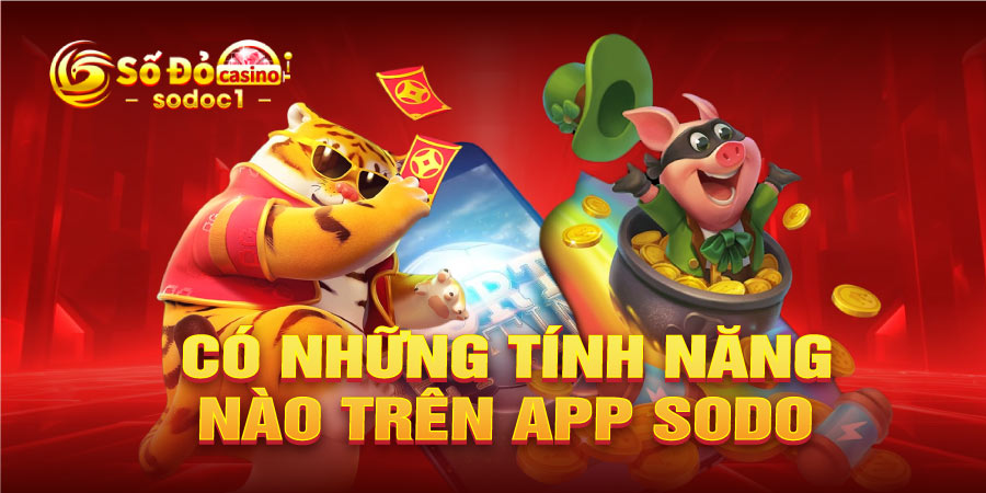 Có những tính năng nào trên app SODO