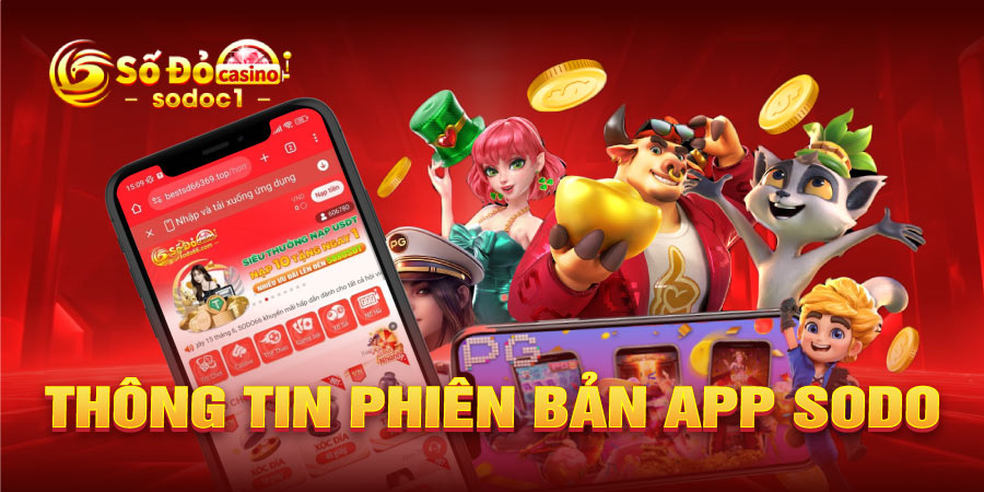 Thông tin phiên bản app SODO